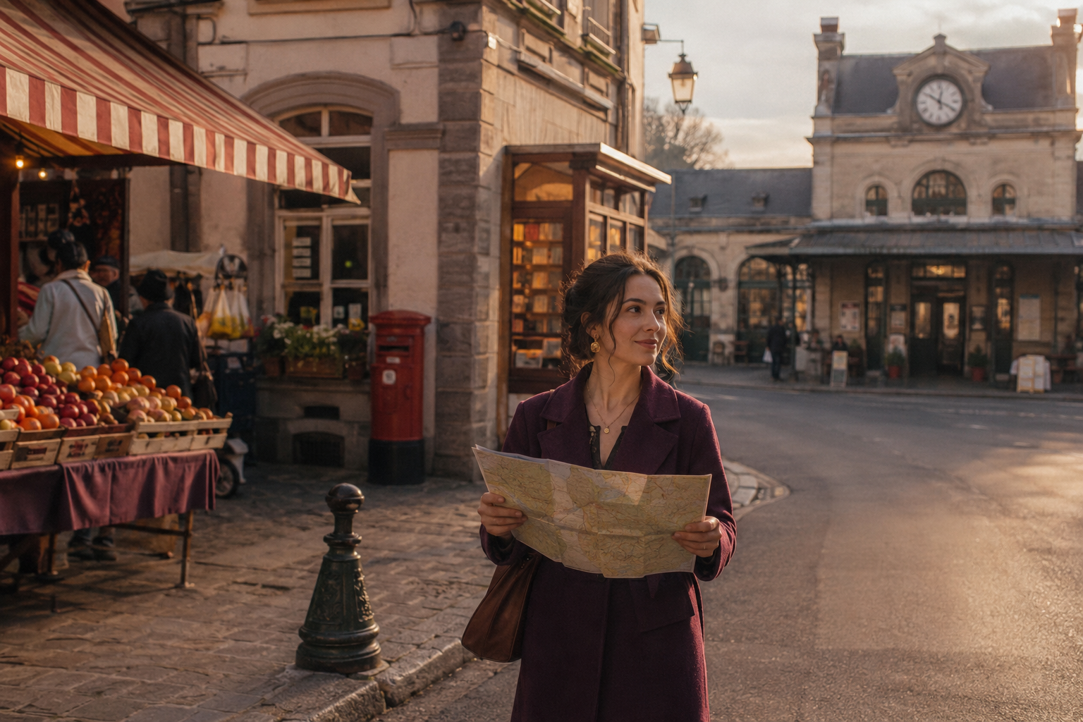 A2 Lesson 2 Home reading — a young woman asking for directions to shops and places in town